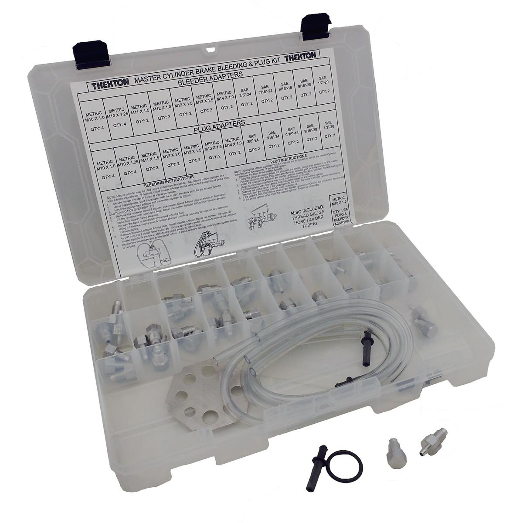 Thexton Master Brake Bleeder and Plug Kit, Model# THX849